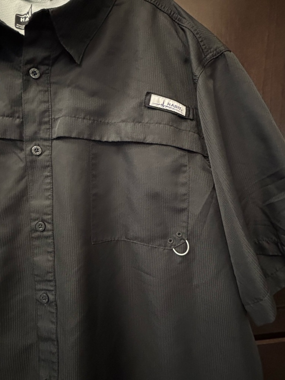 Habit Rivershirt Black - Picture 2 of 8